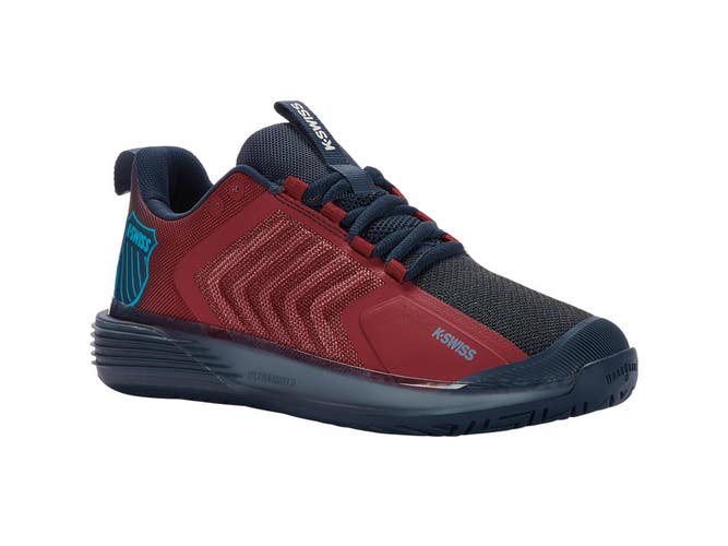 K-Swiss Ultrashot 3 06988-640-M Sneakers Men's US 10 Red Tennis Shoes DDK262