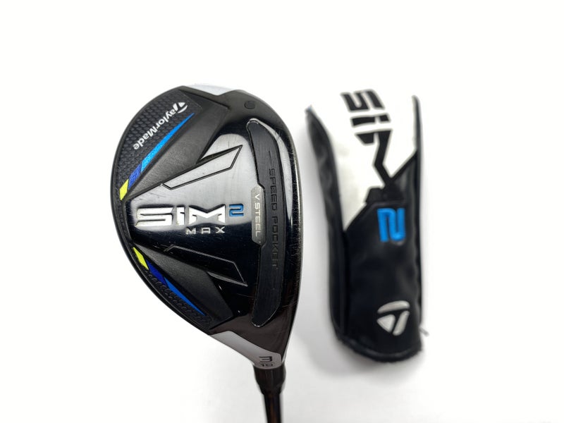 TaylorMade SIM2 MAX Rescue 3 Hybrid 19* Fujikura Ventus Blue 7S Stiff RH HC