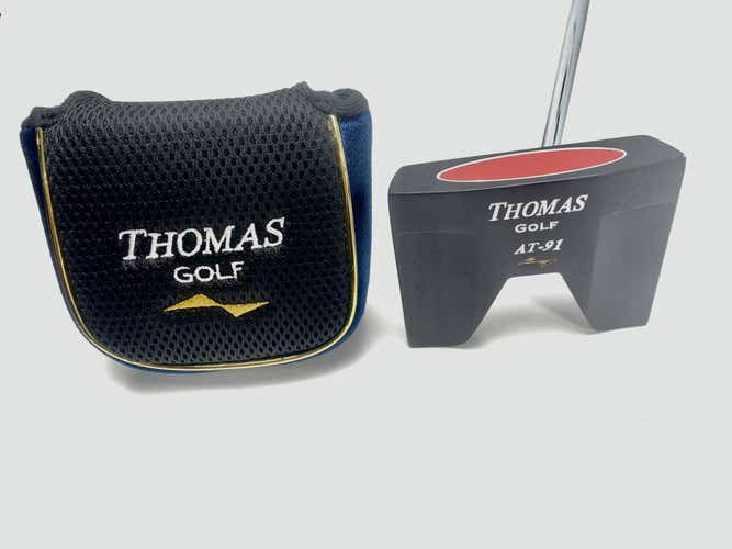 Thomas Golf AT-91 Putter 44.75" Split Grip Mens RH W/Head Cover