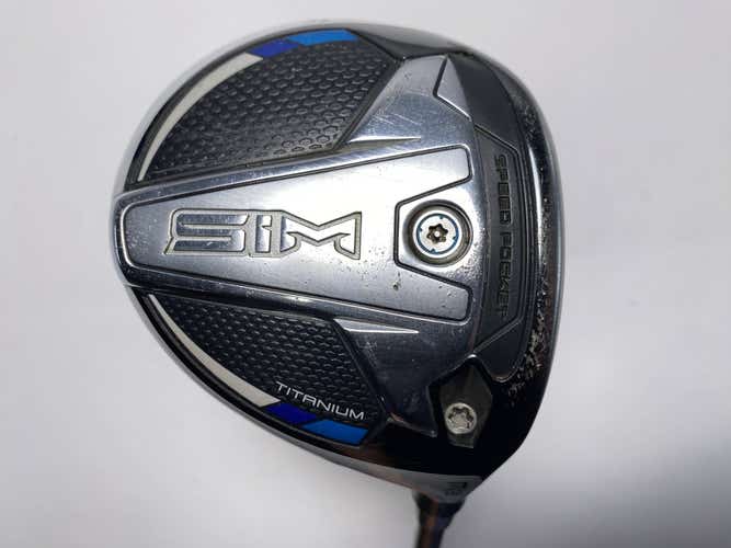 TaylorMade SIM Ti 3 Fairway Wood 15* HZRDUS Smoke Yellow 6.0 70g Stiff RH