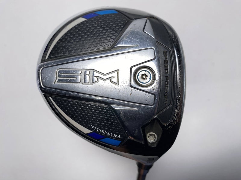 TaylorMade SIM Ti 3 Fairway Wood 15* HZRDUS Smoke Yellow 6.0 70g Stiff RH