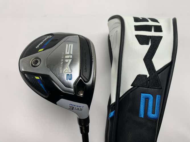 TaylorMade SIM2 Titanium Rocket 3 Fairway 13.5* HZRDUS Smoke 6.0 Stiff RH HC