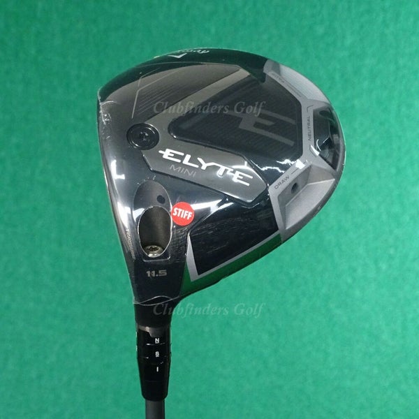 NEW LH Callaway 2025 ELYTE Mini Driver 11.5 Denali Blue Graphite Stiff w/ HC