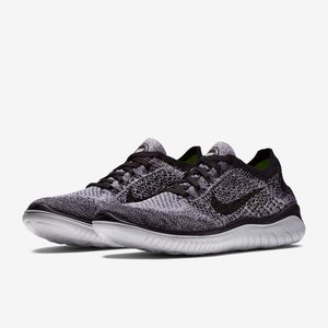 Nike Free RN Flyknit 2018 942839-101 Sneaker Women 5.5 Black Running Shoe DDK275