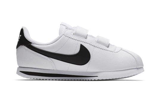 Nike Cortez Basic SL 904767-102 Sneaker Kids 2 White Leather Casual Shoes DDK270