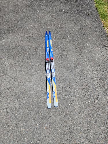 Used Kid's Atomic 130 cm TouringCross TX5 Skis With Bindings