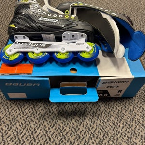 Bauer XR Size 10 Regular Width Roller Hockey Skates