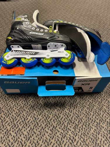 Bauer XR Size 10 Regular Width Roller Hockey Skates