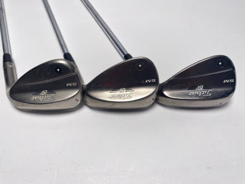 Titleist Vokey SM6 Steel Grey Wedge Set 52* 8 | 56* 8 | 60* 4 Wedge Mens RH