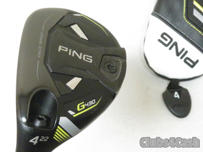 PING G430 Hybrid 22  4H Alta CB 70 Black Stiff Flex +Cover  LEFT LH  MINT