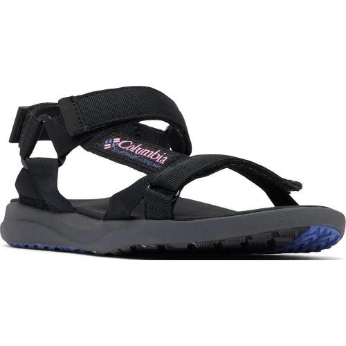 Columbia Globetrot Sandal Women's 10 Black Cosmos Outdoor Hiking Sandal DDK303