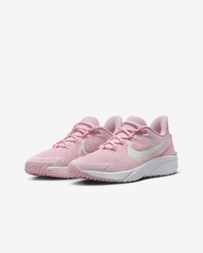 Nike Star Runner 4 DX7615-602 Sneaker Big Kids 4 Pink White Running Shoes DDK325