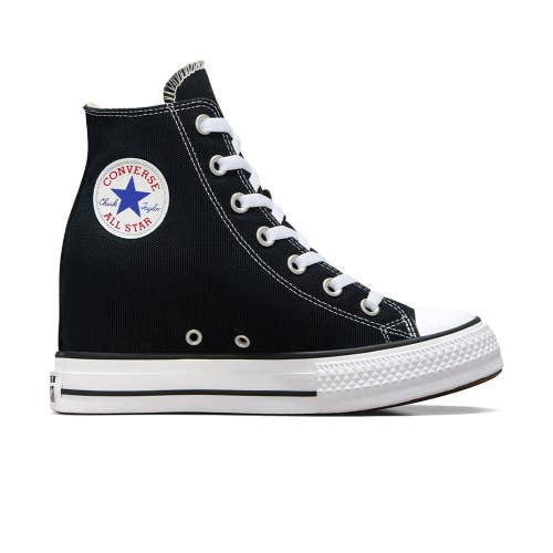 Converse CTAS Classic A11909C Women's US 10 Black Wedge Platform Shoes DDK302