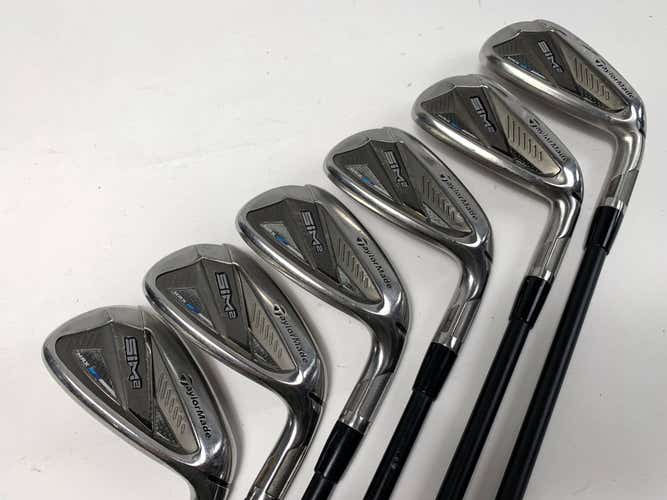 TaylorMade SIM2 MAX Iron Set 6-PW+GW KBS Max Graphite Iron 55g Regular RH -1''