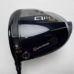 TaylorMade Qi10 MAX Driver 9* Tensei Blue AV Series Xlink Tech 65g Stiff LH