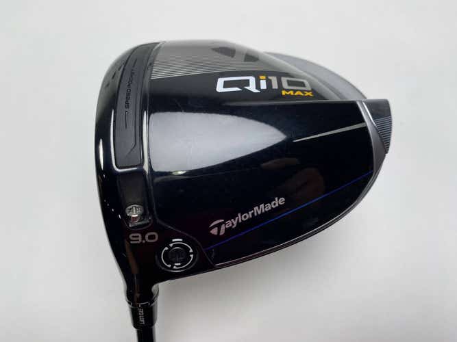 TaylorMade Qi10 MAX Driver 9* Tensei Blue AV Series Xlink Tech 65g Stiff LH