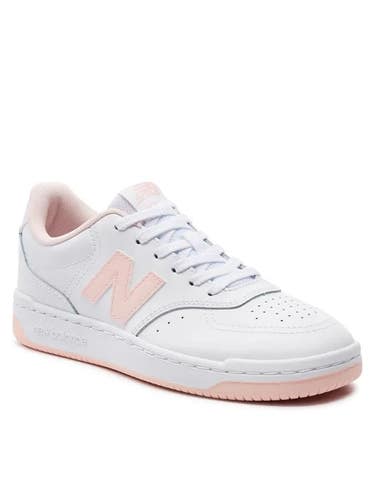 New Balance BBW80 BBW80WPK Sneakers Women's US 8.5 White Lifestyle Shoes DDK327