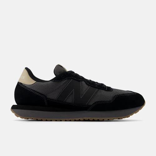 New Balance 237 MS237LOB Sneakers Men's US 9.5 Gray Black Running Shoes DDK329