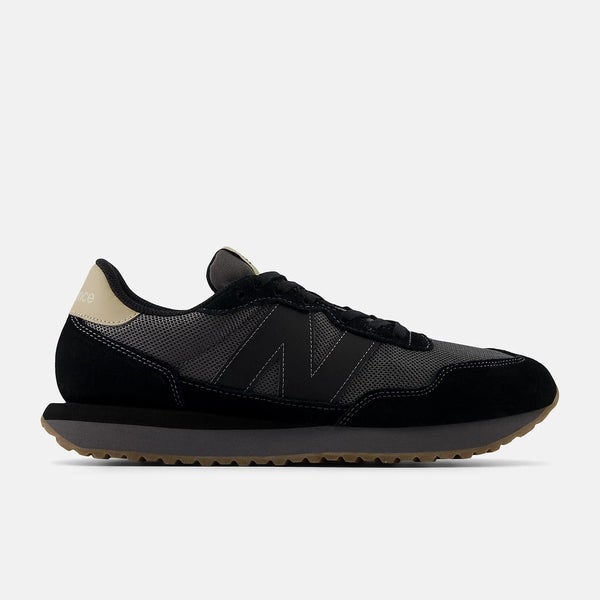 New Balance 237 MS237LOB Sneakers Men's US 9.5 Gray Black Running Shoes DDK329