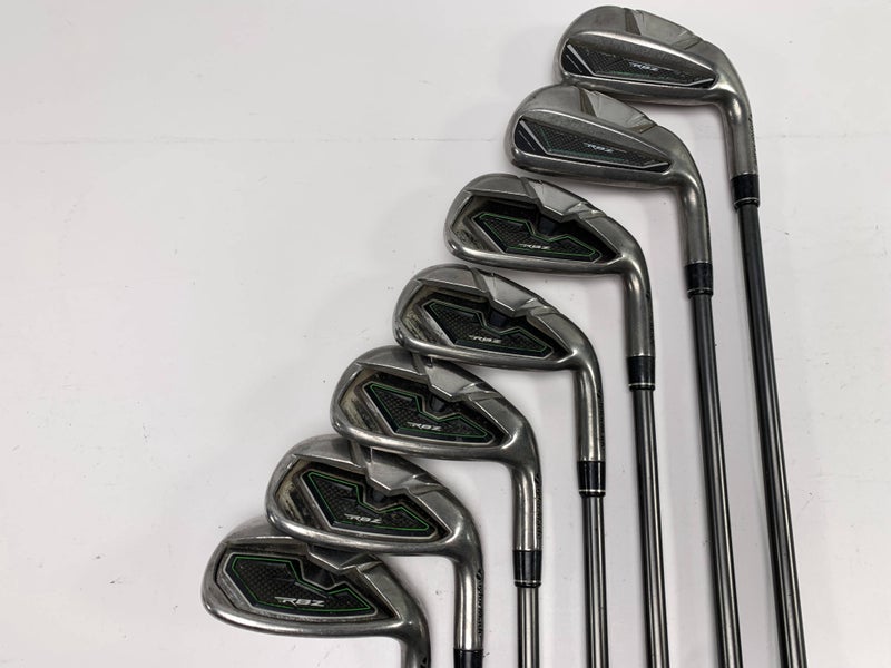 TaylorMade RocketBallz Iron Set 4-9+GW 65g Regular Graphite Mens RH - NO PW