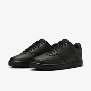 Nike Court Vision Low Next Nature DH2987-002 Men's 10 Black Casual Shoes DDK268