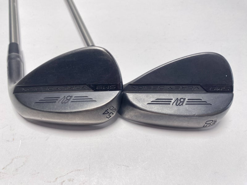 Titleist Vokey SM8 Jet Black Wedge Set 50* 8 | 54* 12 Accra Mens RH - +.75"