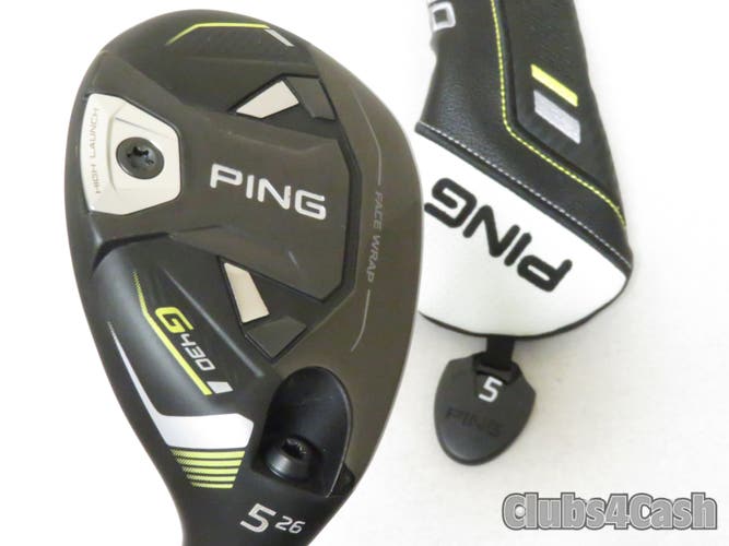PING G430 HL Hybrid 26  5H High Launch Alta CB 70 Black Stiff Flex +Cover MINTy