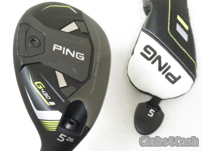PING G430 Hybrid 26  5H Alta CB 70 Black Stiff Flex +Cover .. MINT