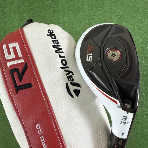 Taylormade R15 3 Hybrid 19 Degree Regular Flex Fujikura Speeder Evolution 77