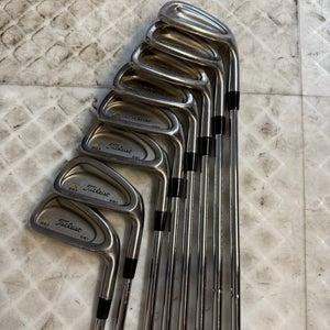 Titleist DCI 981 USED Men's RH Iron set 3I-PW Stiff Flex Steel Shaft