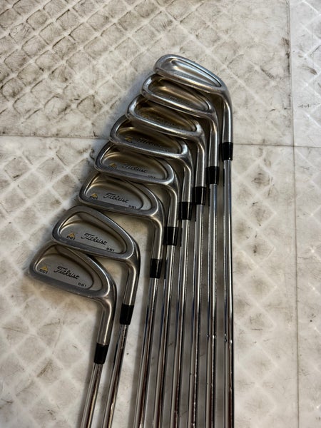 Titleist DCI 981 USED Men's RH Iron set 3I-PW Stiff Flex Steel Shaft