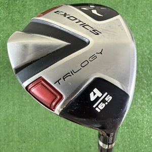 Tour Edge Exotics Trilogy 4 Fairway Wood 16.5 Graphite Design YS-7 Stiff Flex