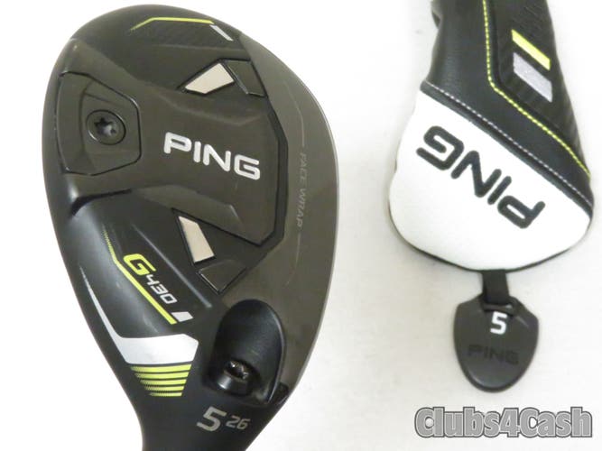 PING G430 Hybrid 26° 5H Alta CB 70 Black Regular Flex +Cover .. MINT