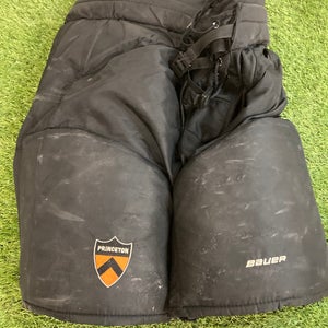 Black Senior Large Bauer Hockey Pants Pro Stock (Used)