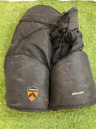 Black Senior Large Bauer Hockey Pants Pro Stock (Used)