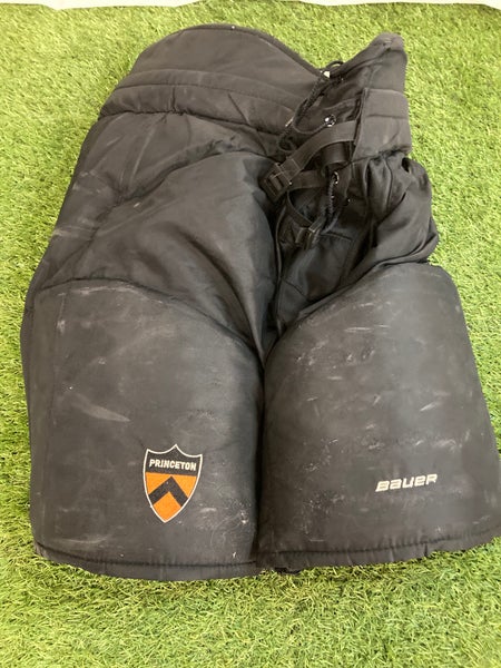 Black Senior Large Bauer Hockey Pants Pro Stock (Used)