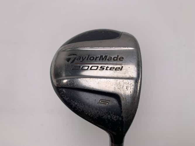 TaylorMade 200 Steel 5 Fairway Wood 18* Lite R-80 Regular Graphite Mens RH