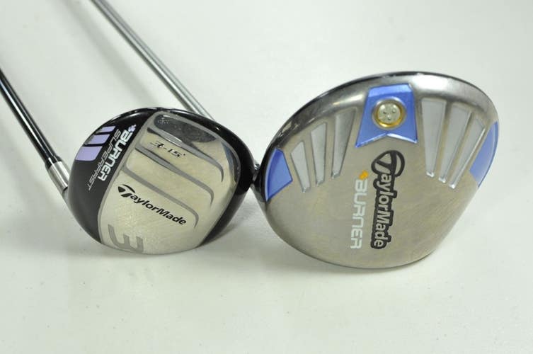 TaylorMade Ladies Flex Burner HT Driver and 3-15* Fairway Wood Set RH # 199363