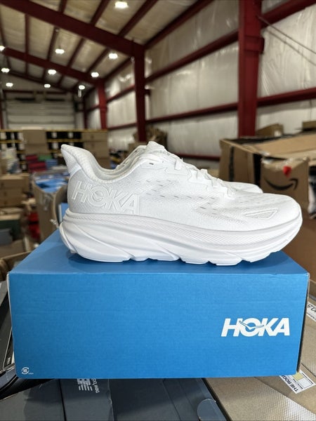 Hoka One One Clifton 9 1127896/WWH Sneakers Women's White Running Shoes FL3844