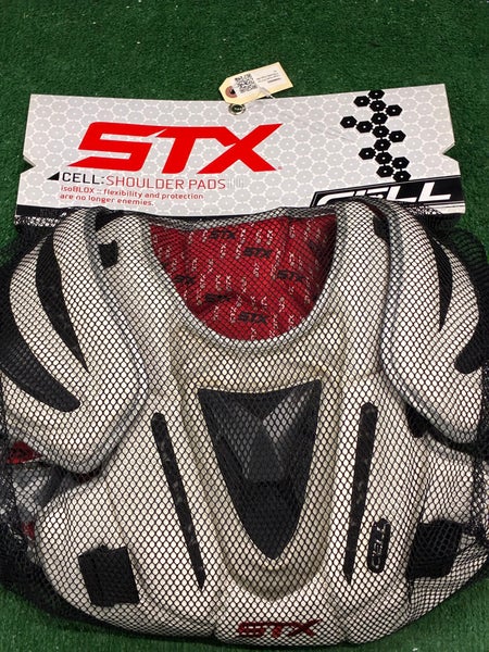 Large Youth STX Cell Shoulder Pads (New)