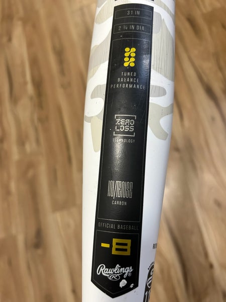 2025 Rawlings Icon Composite USSSA Certified Bat (-8)  23 oz 31" (Used)