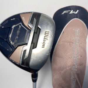 Wilson Profile XD 5 Fairway Wood 18* Profile Ladies Graphite Womens RH HC
