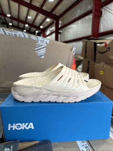 Hoka One One Ora Recovery 1134527-SSND Men's US 10 Shifting Sand Sandals FL3825