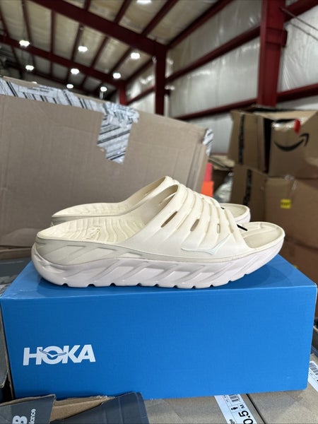 Hoka One One Ora Recovery 1134527-SSND Men's US 10 Shifting Sand Sandals FL3825
