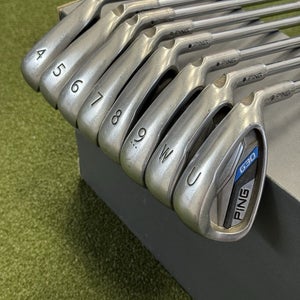 Used Ping G30 Black Dot Iron Set 4-PW,UW Steel Stiff Right Handed