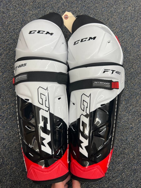 Senior CCM Jetspeed FT485 Shin Pads 14"