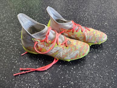 Used Adidas Soccer Cleats Grey Junior 03 11849-S000029837