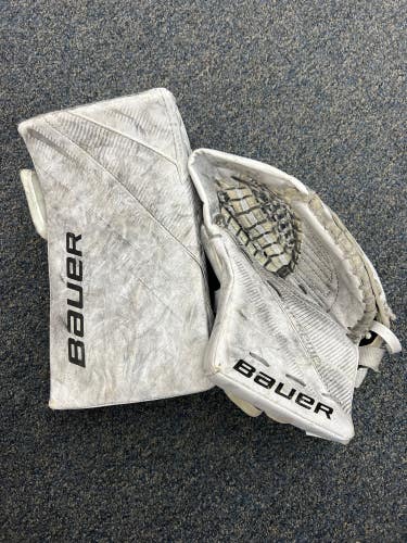 Junior Bauer Supreme S27 Goalie Gloves & Blockers Regular (Used)
