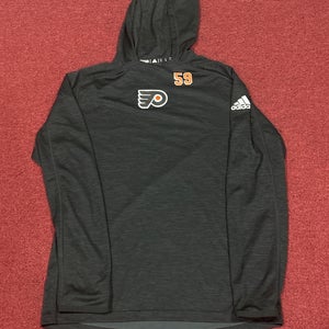Philadelphia Flyers Black Adidas (Used) Hoodie Item#FHM
