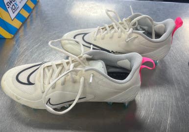 Used Nike LAX Cleats Mens White Senior 6 11497-S000150622